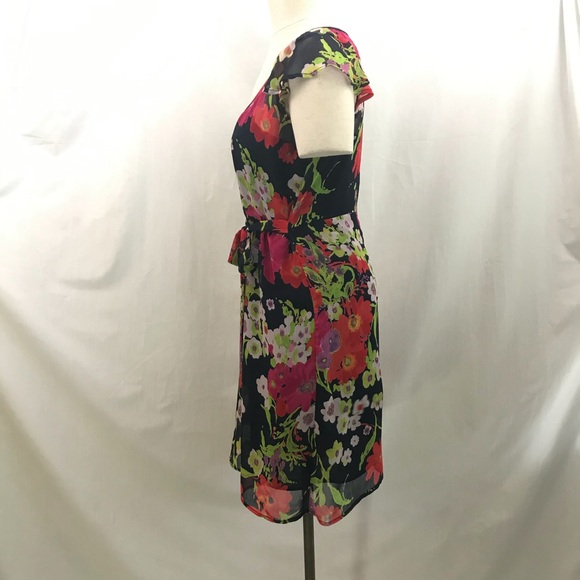 Old Navy Sheer Floral Dress Medium EUC - Picture 3 of 11